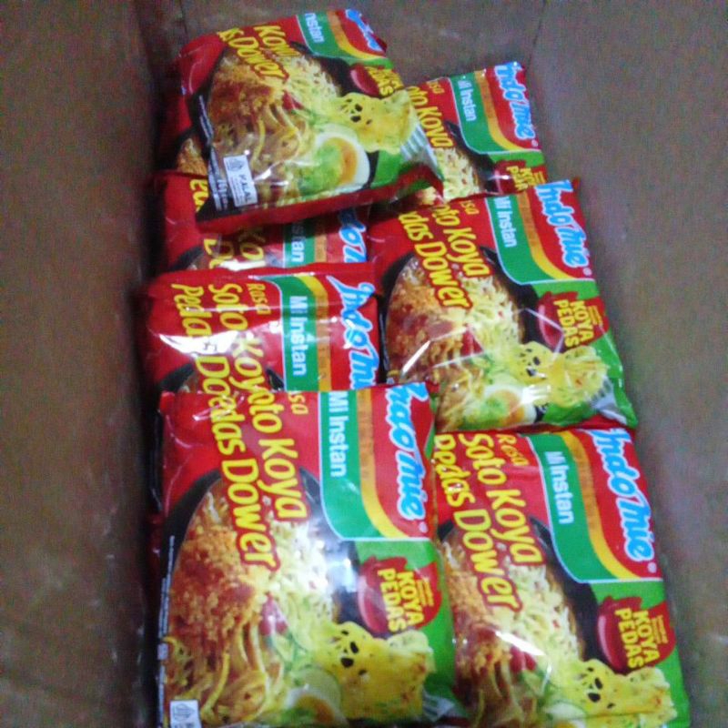 

Indomie Soto Koya pedas dower satu karton