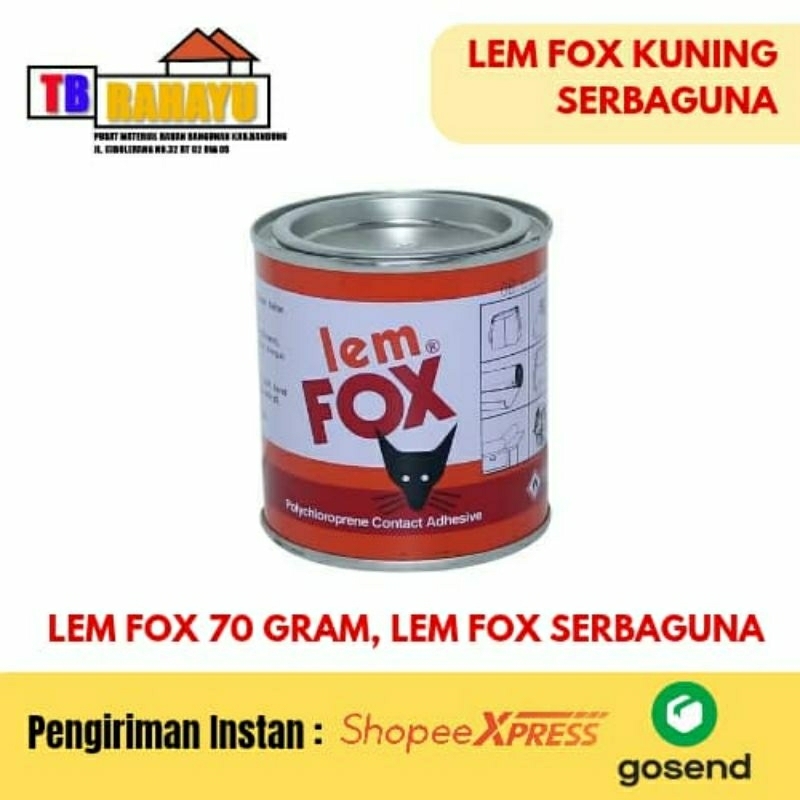 

Lem Fox Kuning Serbaguna - 70 Gram