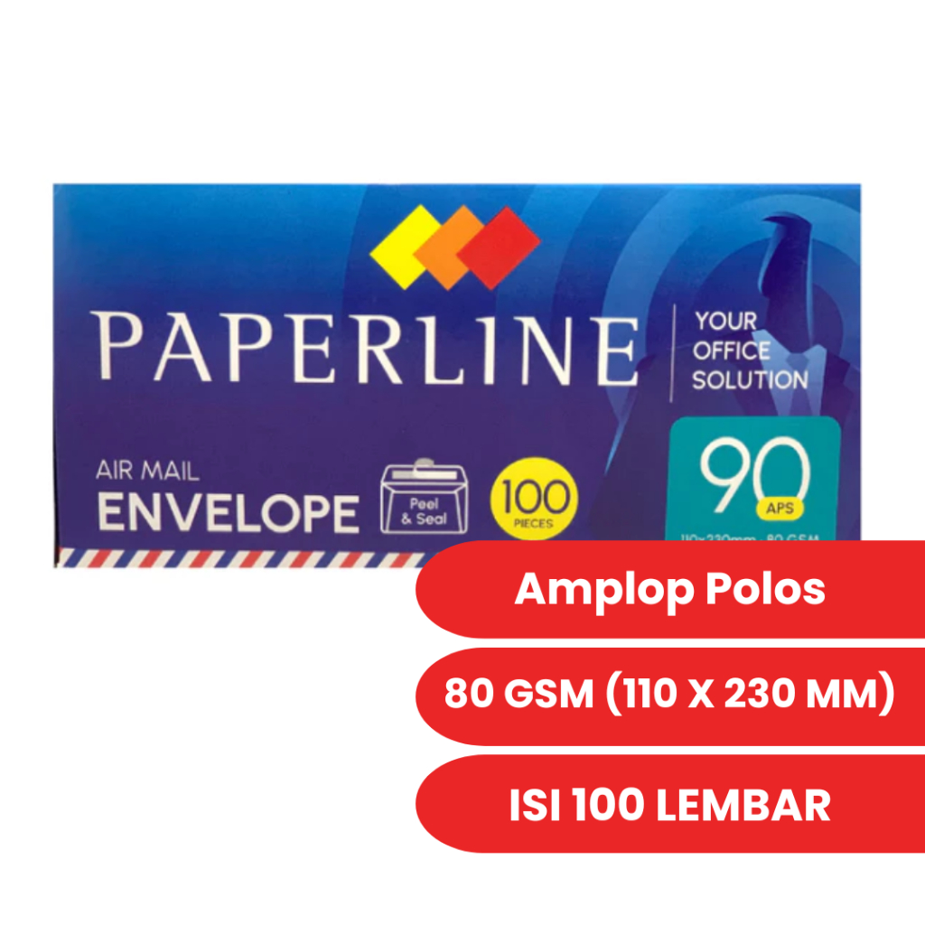 

AMPLOP POS PUTIH PAPERLINE / AMPLOP PUTIH PANJANG (1 PACK ISI 100 LEMBAR)