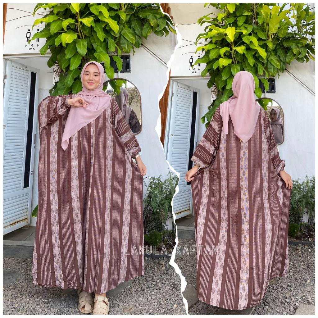 Gamis Kaftan Soraya Kaftan Soraya Rayon twill super Batik Pekalongan Original
