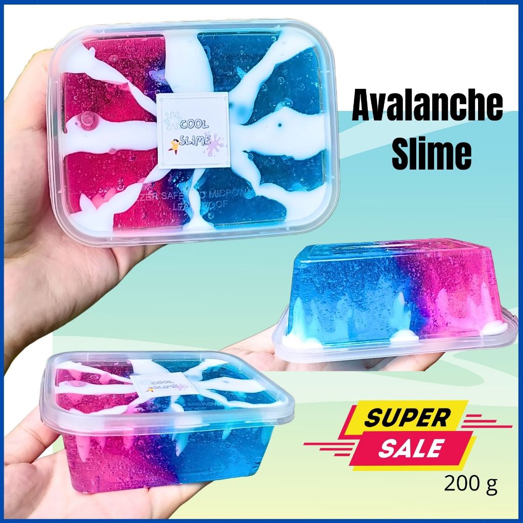 AVALANCHE SLIME BEST SELLER | CLEAR SLIME | SLIME BAGUS