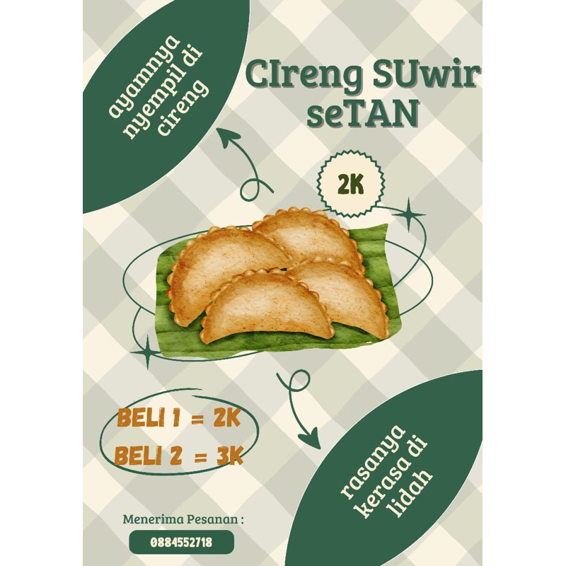 

CiSuTan Cireng Suwir SeTan