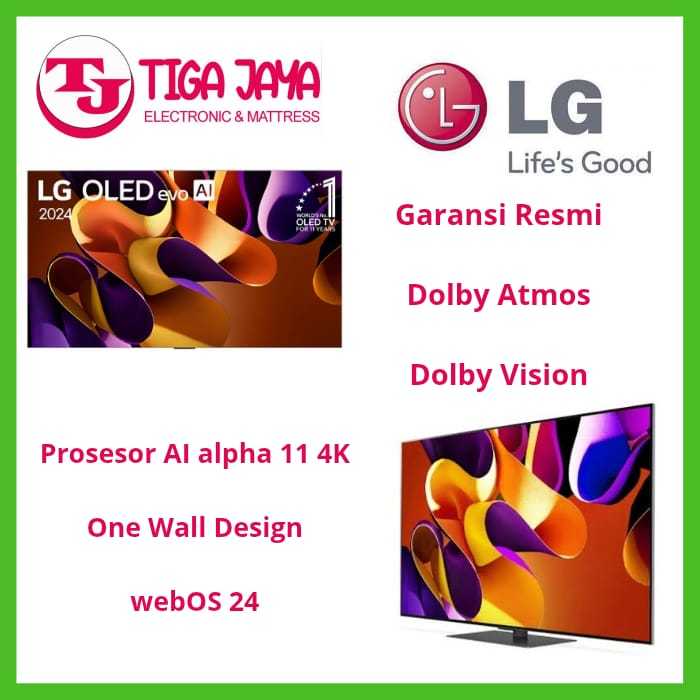 LG 65G4PSA OLED TV 65 INCH 4K UHD SMART TV AI LG 65G4PSA