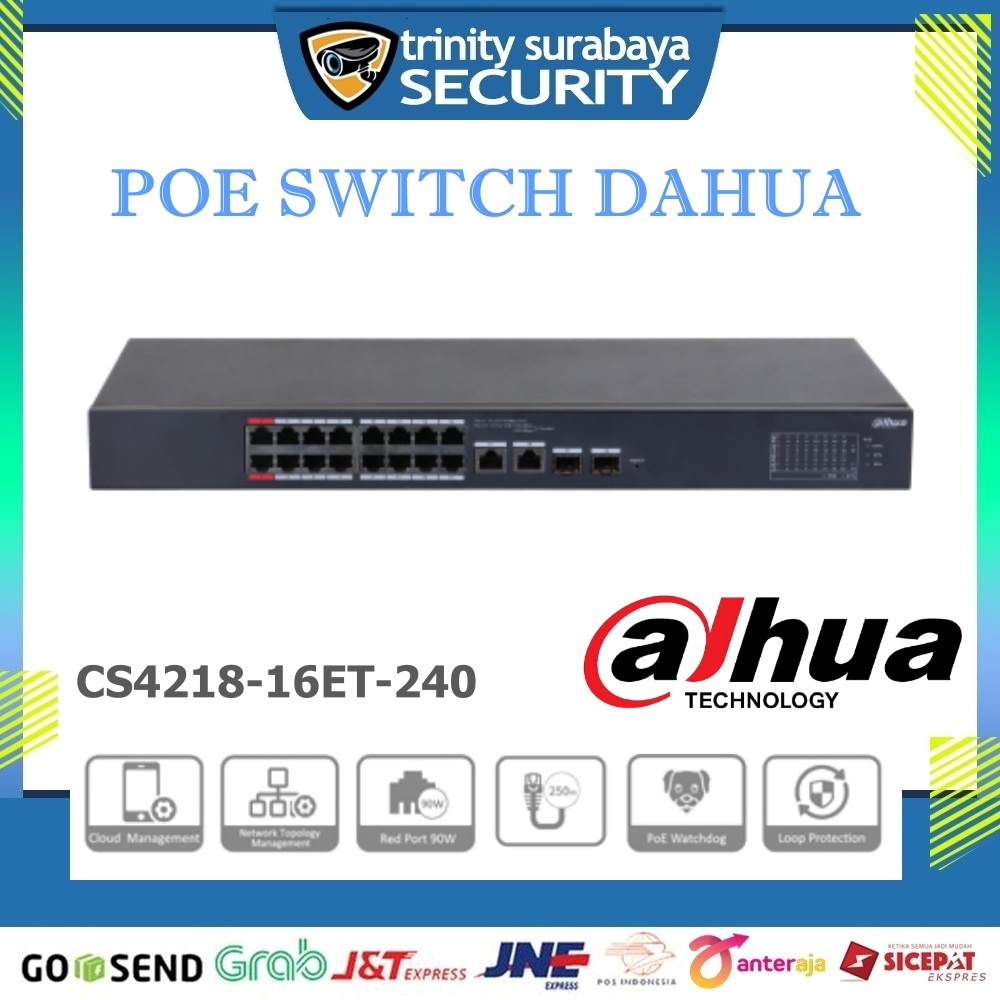 POE SWITCH DAHUA CS4218-16ET-240