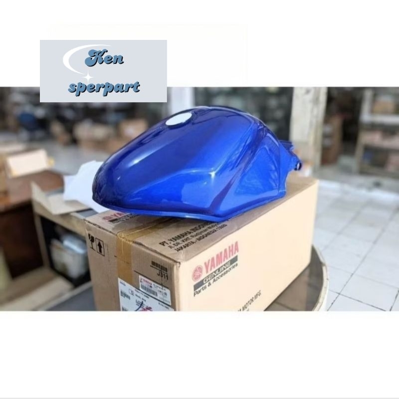 TANK TANGKI TENGKI BENSIN VIXION OLD LAMA WARNA BIRU ORIGINAL YAMAHA