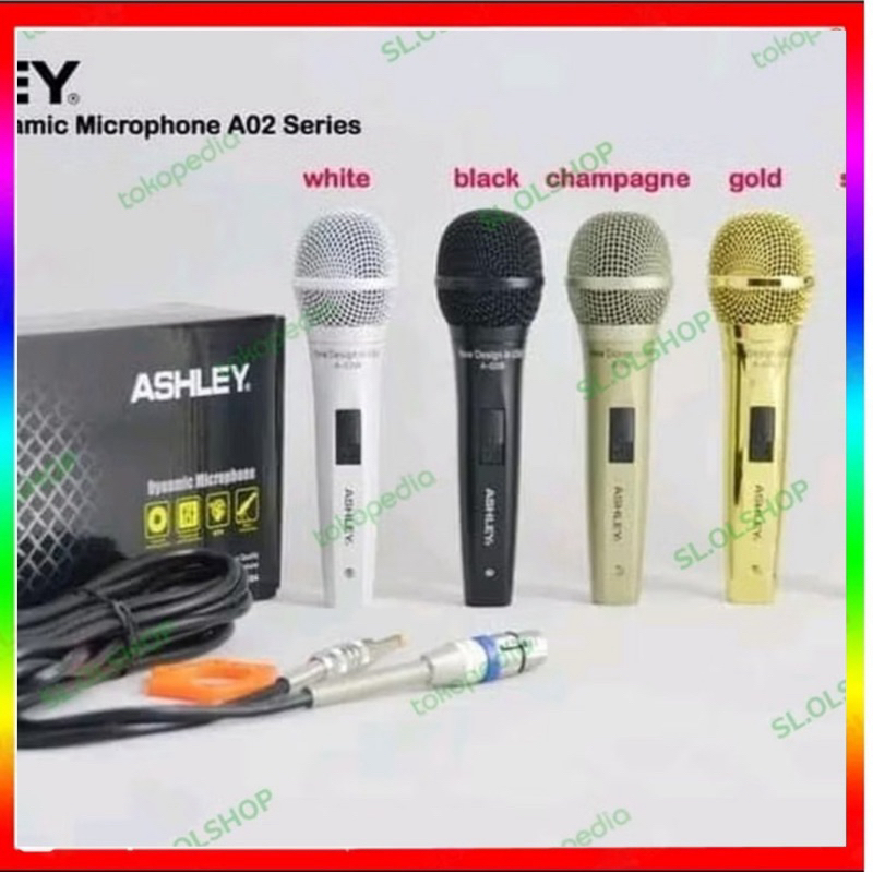 Microphone kabel Ashley A02/MIC Kabel Ashley A02 Original