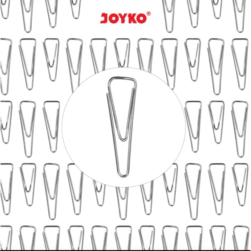 

TRIGONAL CLIPS KLIP PENJEPIT KERTAS SEGITIGA JOYKO NO,3 isi 60pcs