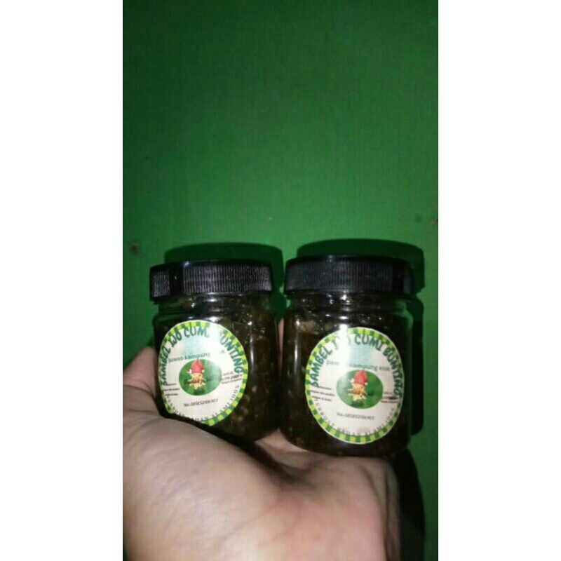 

sambel ijo cumi bunting by Pawon kampung elok