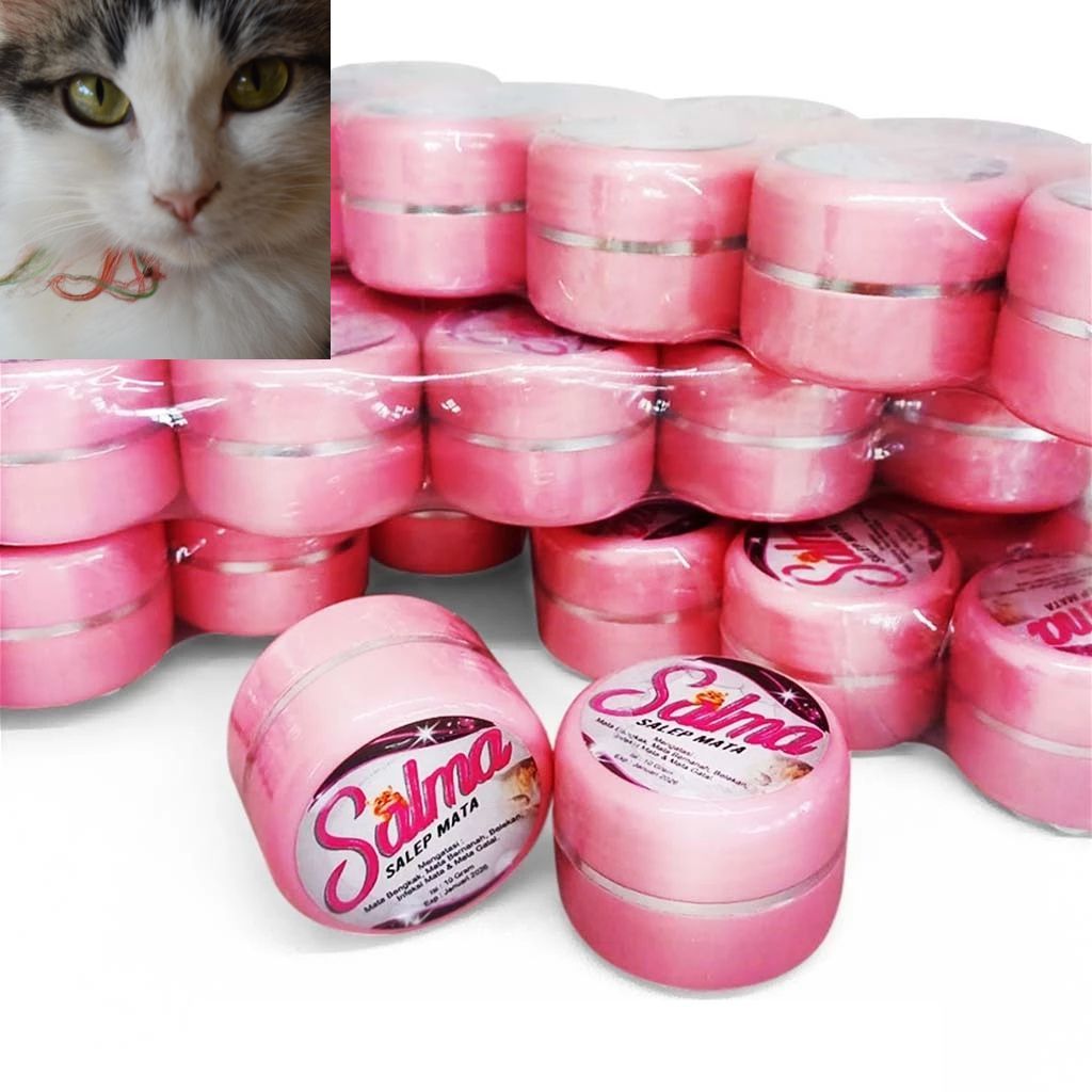 Salma Salep Mata Kucing Anjing Hamster Marmut Sugar Glider Cream Krim Obat Sakit Mata Hewan Belekan 