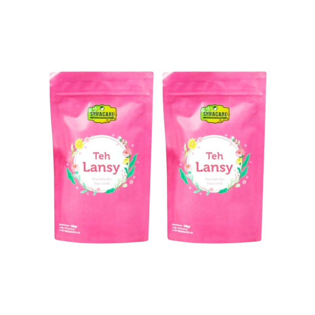 

2 PCS Teh lansy daunkelor dan daun katuk SYIFACARE 40 gr