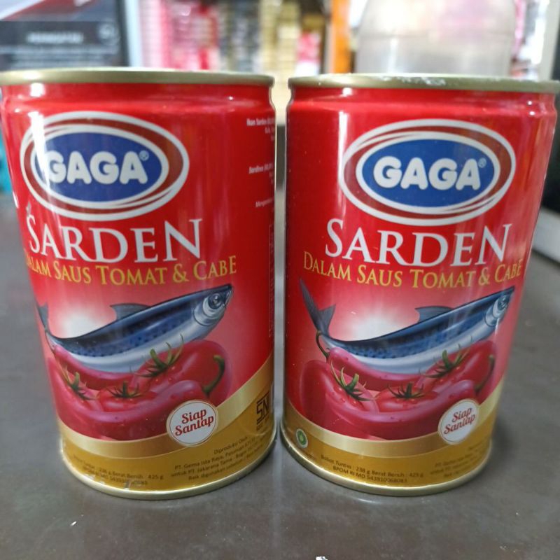 

Sarden Gaga Besar 2 kaleng