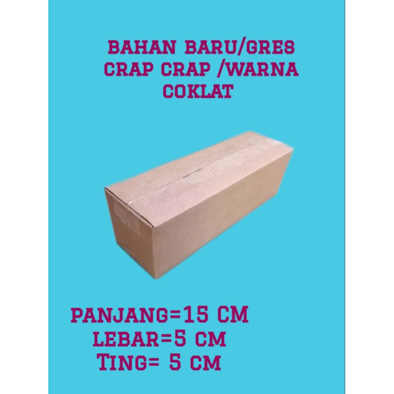 

kardus packing bahan baru uk 15x5x5 kardus kecil bahan baru