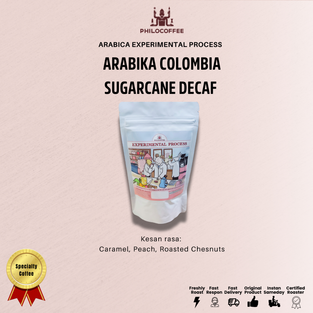 

Kopi Arabika Colombia Sugarcane Decaf 50gr | Arabica Coffee - 50gr, Kopi Impor | Biji Kopi