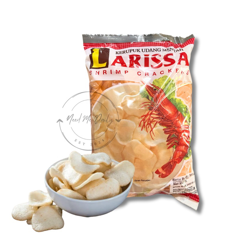 

Larissa Kerupuk Udang 500Gr | Shrimp Crackers