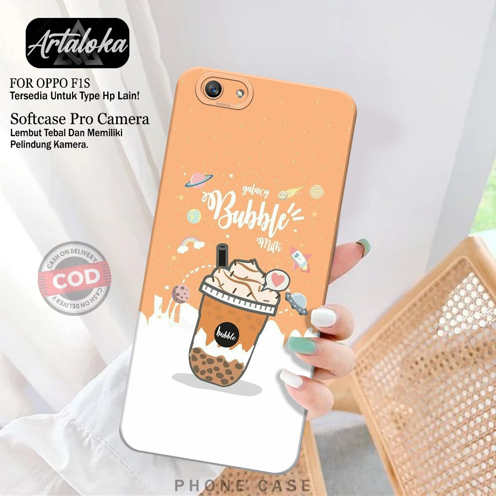 Case Hp OPPO F1S Fashion Case Boba Softcase OPPO F1S Casing OPPO F1S Kesing OPPO F1S Silikon OPPO F1