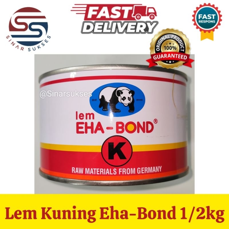 Lem Eha Bond 1/2KG /Lem Aibon Kaleng/Lem Aibon Sepatu/Lem Aibon Kecil/Lem Aibon Original/Lem Eha Bon