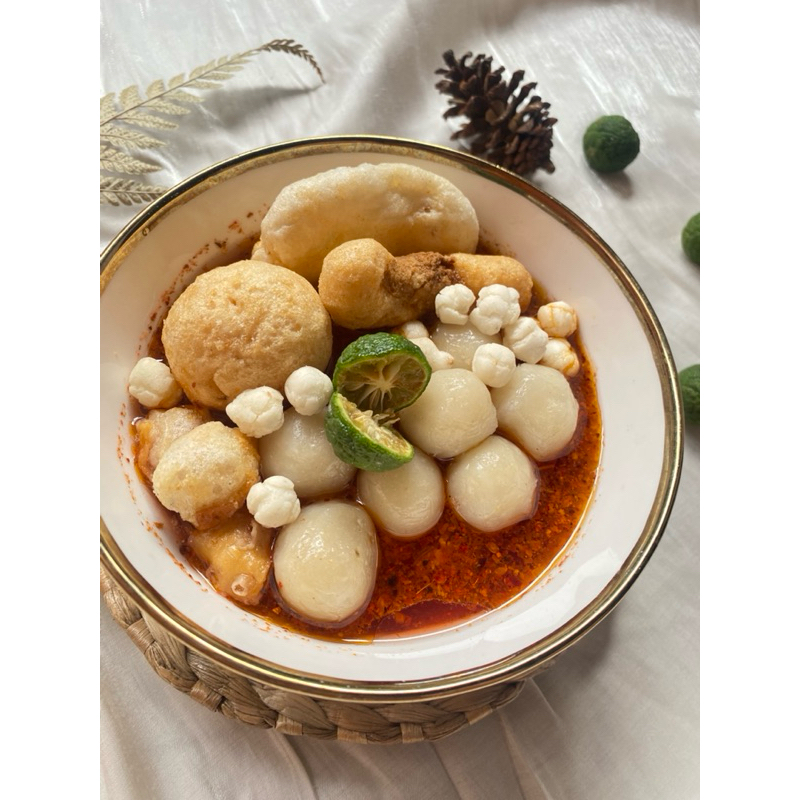 

BOCI / BASO ACI isi ayam suwir pedas / Baru❗️isi Baso Daging with Chilli Oil