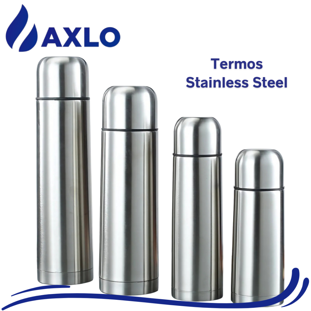 Termos Stainless Steel Tahan Panas Dingin 24 Jam Termos Air Panas Premium Quality