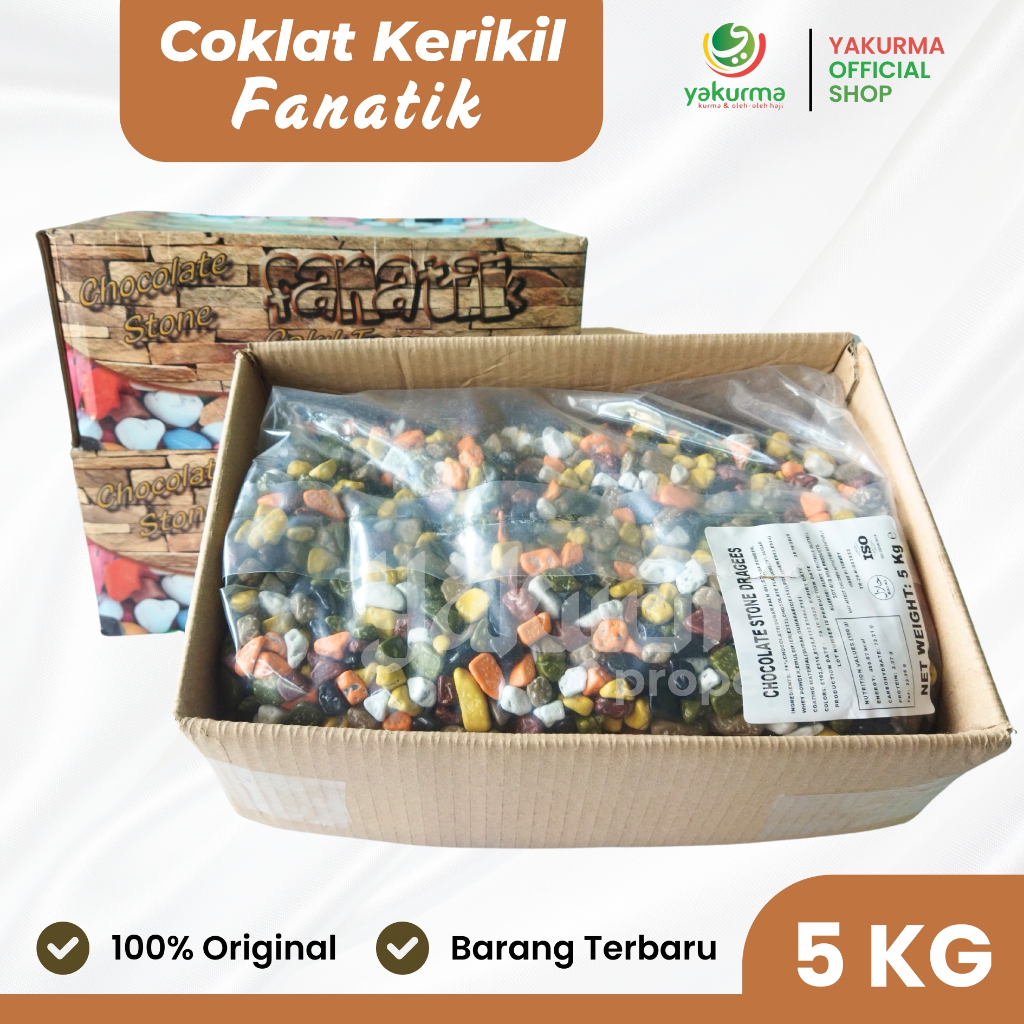 

Coklat Kerikil 5kg Coklat Khas Turki | Manis | Premium Quality
