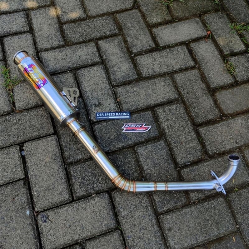 Knalpot Salemba Moncong Cincin VARIO 160 PCX 160 - DSR SPEEDRACING