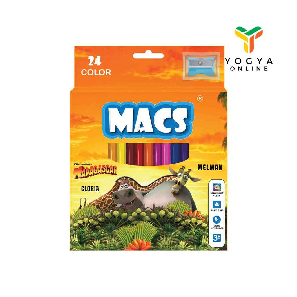 

Macs 24 Color Pencils Madagascar R0522