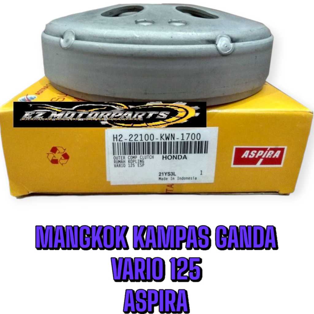 MANGKOK KAMPAS GANDA ONLY VARIO 125 MEREK ASPIRA