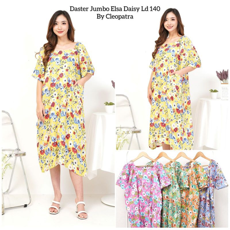 Daster Jumbo Elsa Daisy Ld 140 by Cleopatra