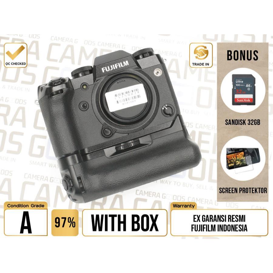 Fujifilm X-H1 + Grip APSC Camera Kamera Digital Mirrorless Used Second Mulus Fuji XH1 X H1 - Grade A