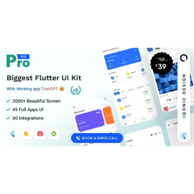 ProKit Flutter UI – Best Selling Flutter UI Kit with Chat GPT App Source Code