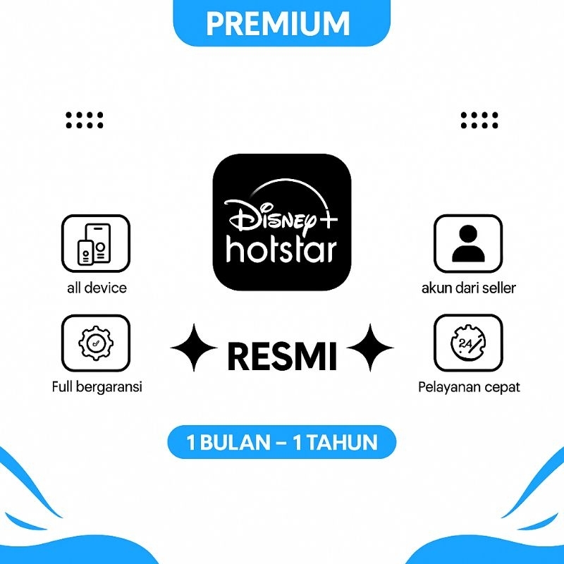 DISNEY HOTSTAR 1 BULAN PRIVATE RESMI 4K