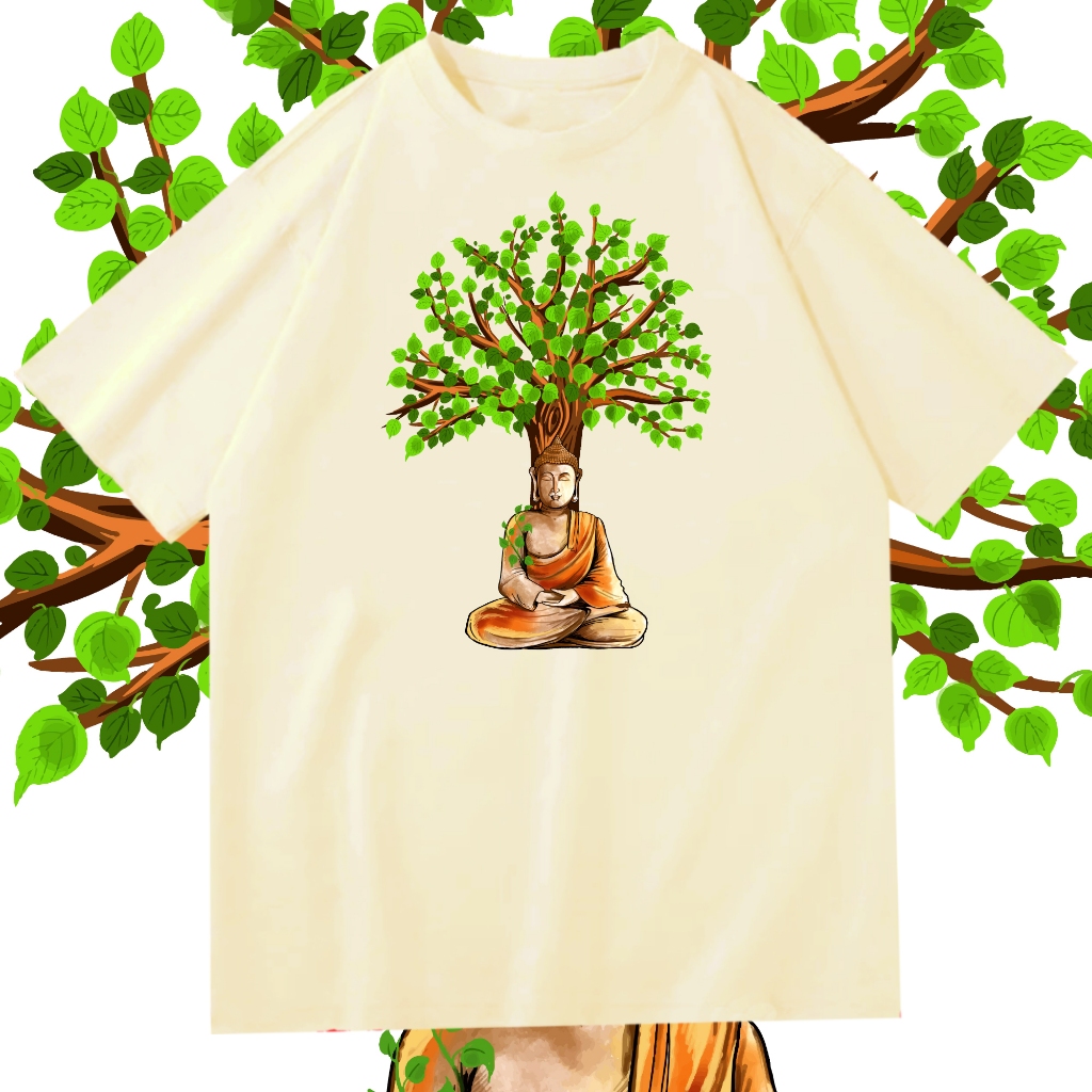 SAYES - KAOS BUDDHA TSHIRT BUDDHIS T SHIRT POHON BODDHI