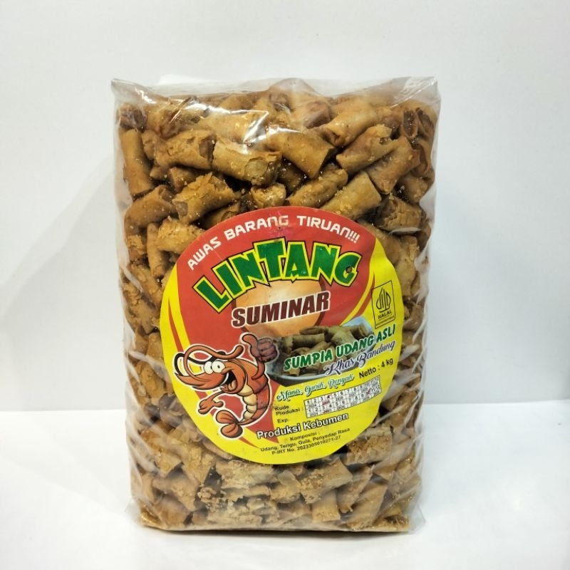 

4kg/1ball sumpia udang Lintang Suminar asli khas bandung