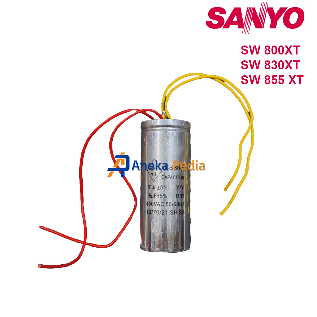 KAPASITOR SANYO 8 Kg SW 800XT 830XT 855XT Capacitor Starter Mesin Cuci 2 Tabung SW800XT SW830XT SW85