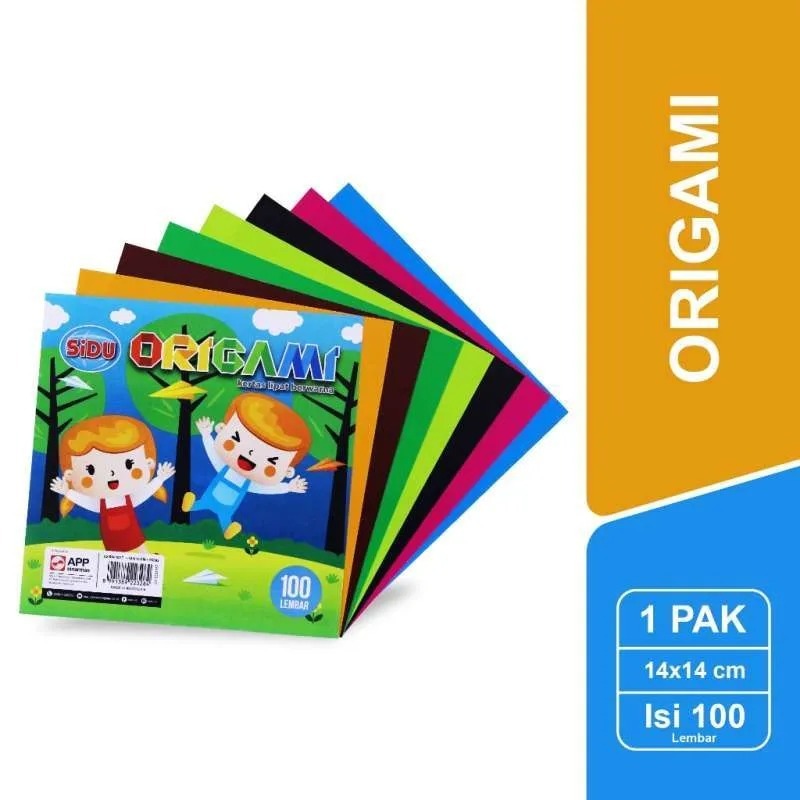 

SIDU Kertas Lipat Origami 14 x 14 (Pak Isi 100 Lembar)
