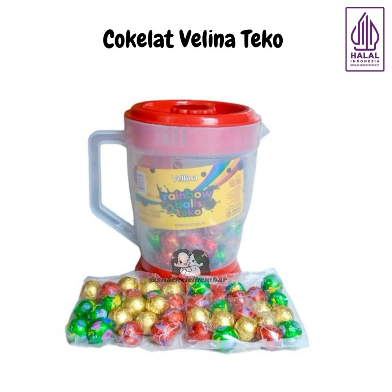 

COKELAT VELLINA RAINBOW 600gr ISI 120pcs