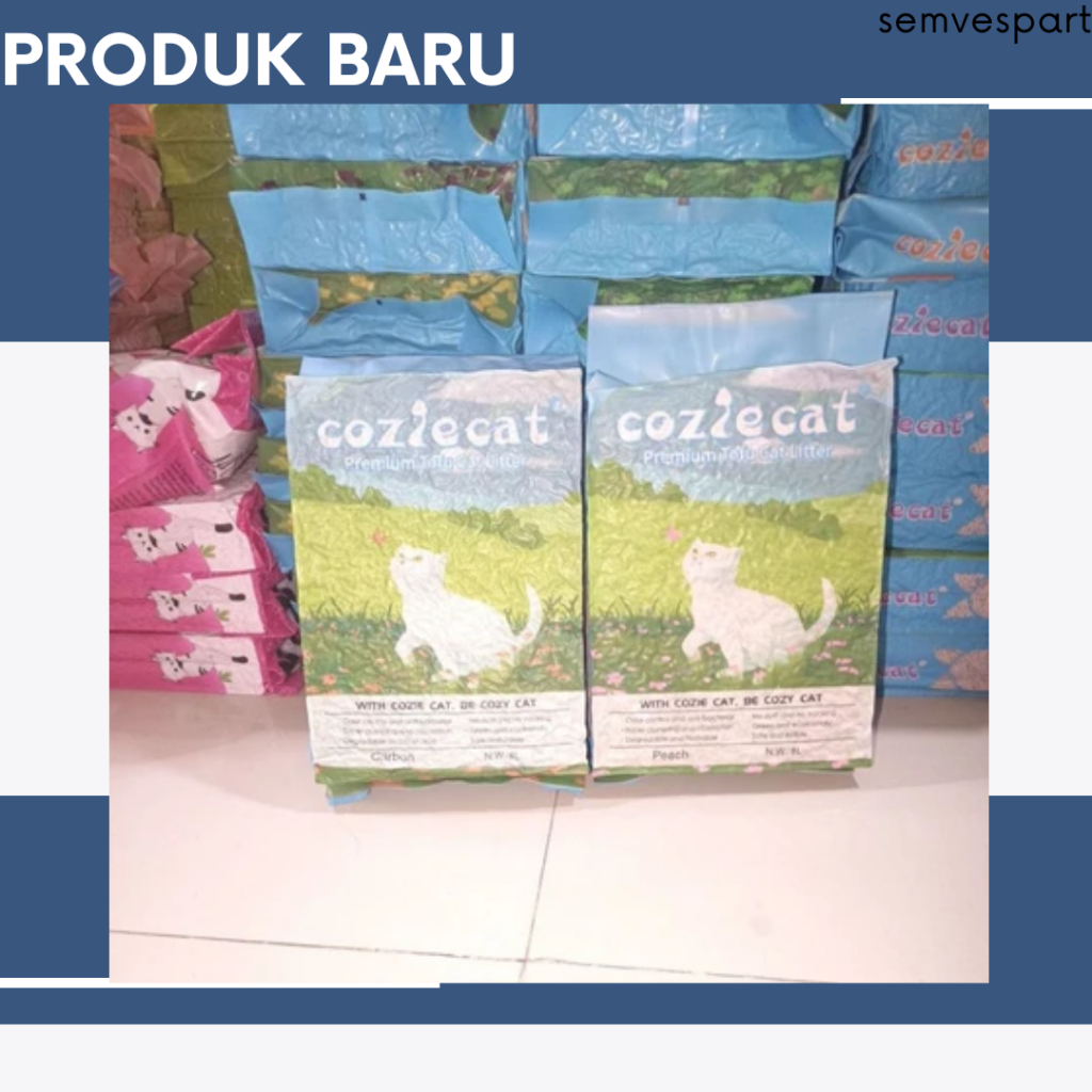 pasir tofu cozie cat pasir tofu 8 liter price promo tofu cat liter