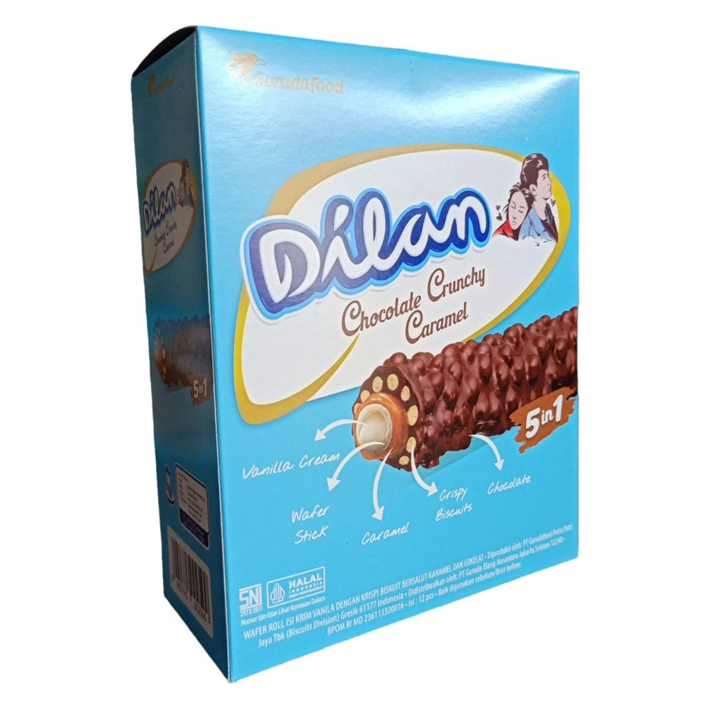 

[300gr] S144 | [DCIS5 - BOX] Dilan Chocolate Crunchy Caramel & Cheese isi 12 Pcs