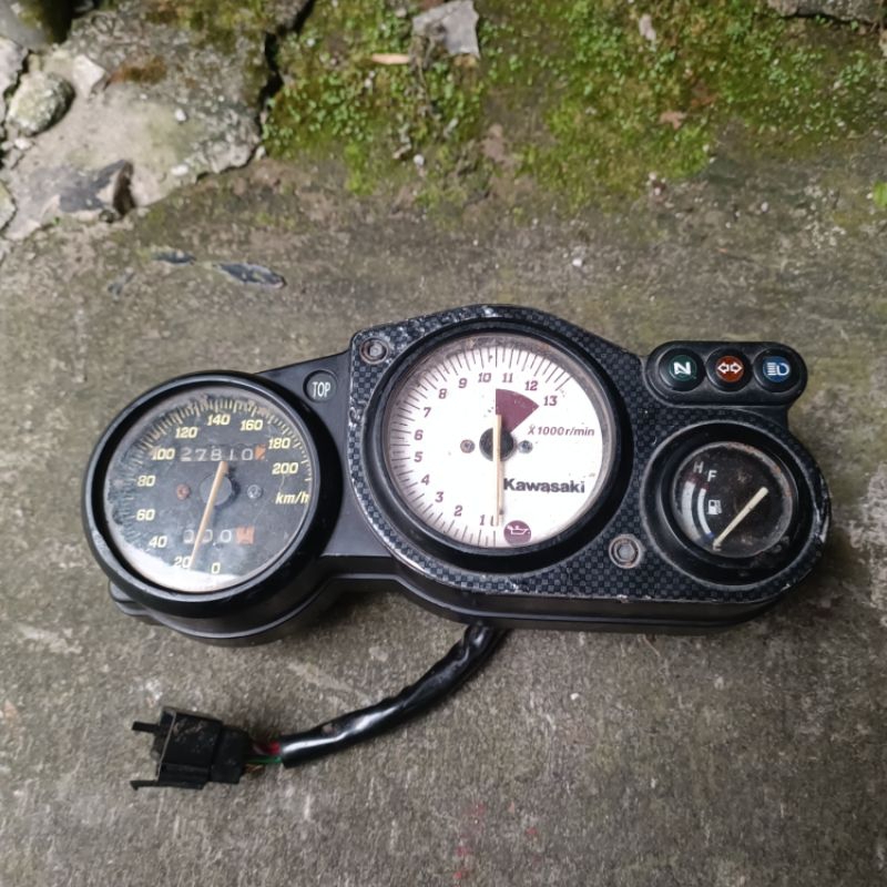 bahan spedometer mesin mati kawasaki ninja rr old zx original copotan motor