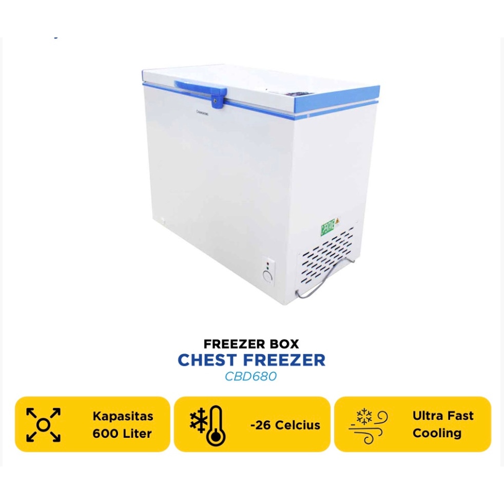 CHANGHONG FREEZER BOX CHEST FREEZER CBD680