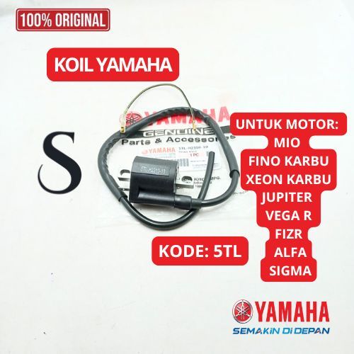 KOIL YAMAHA KODE 5TL KUALITAS ASLI ORIGINAL YAMAHA UNTUK MOTOR MIO LAMA, MIO SMILE, MIO SPORTY