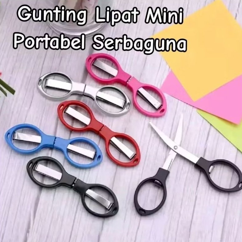 

Gunting Mini Lipat Serbaguna – Desain Unik Kacamata, Aman Disimpan & Mudah Dibawa
