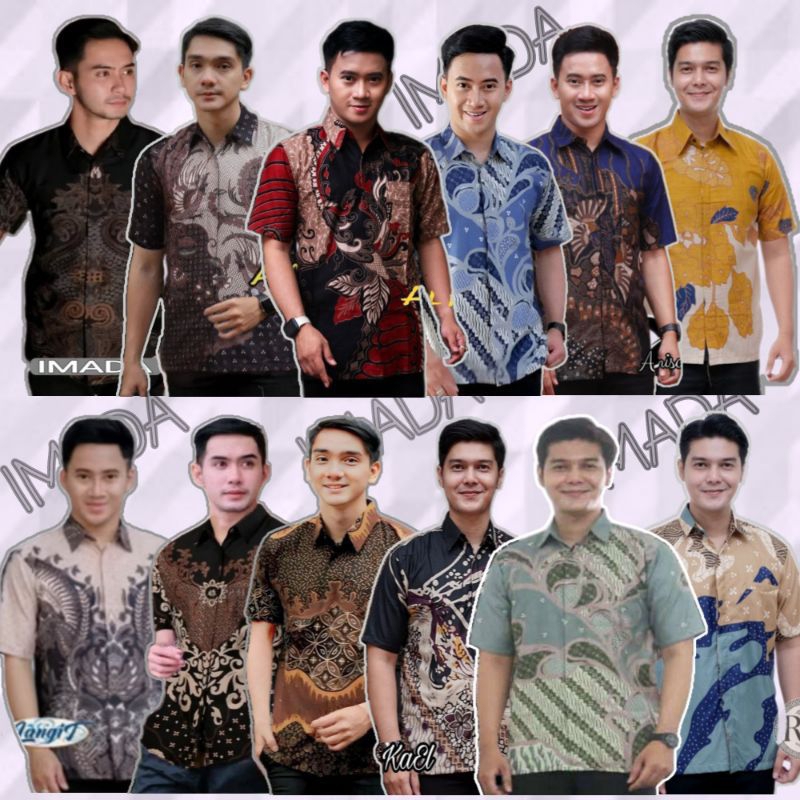 KEMEJA BATIK LENGAN PENDEK DEWASA