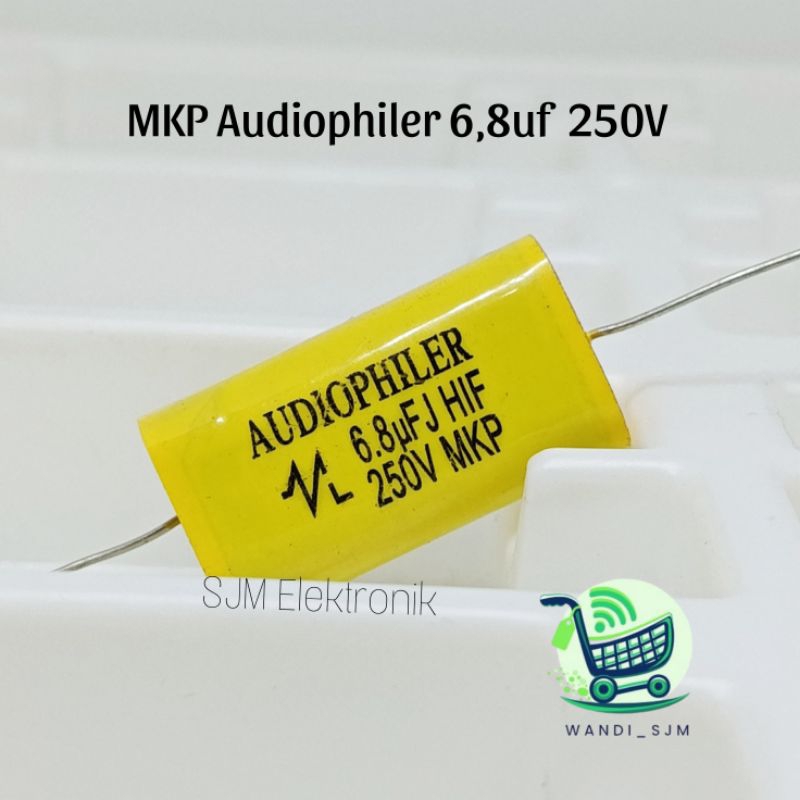 MKP Audiophiler 6,8uf 250v kapasitor 685 Audiophiler 6,8 uf