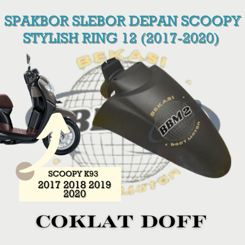 ABS- spakbor slebor depan front fender honda scoopy esp new velg ring 12 scoopy donat k93 2017 2018 