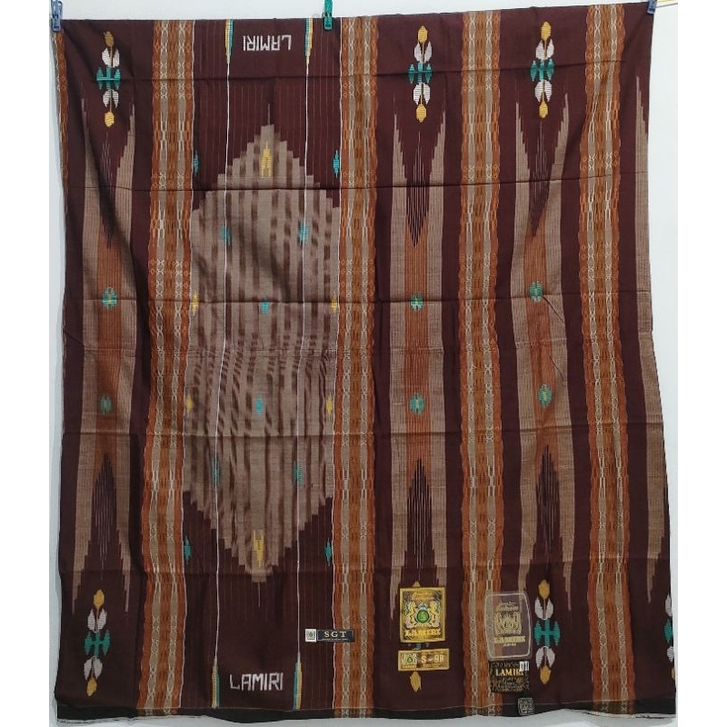 LAMIRI SGT S90 FUL SUTRA LAWAS/JADUL ORIGINAL PABRIK jahit tengah songket timbul