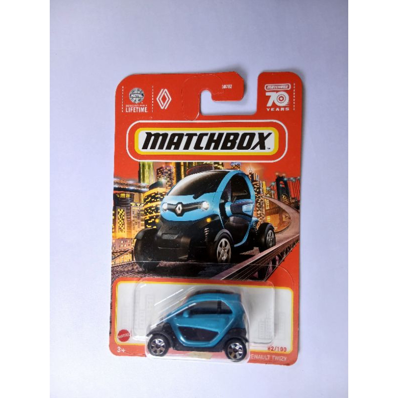 5. MATCHBOX 2022 RENAULT TWIZY BIRU