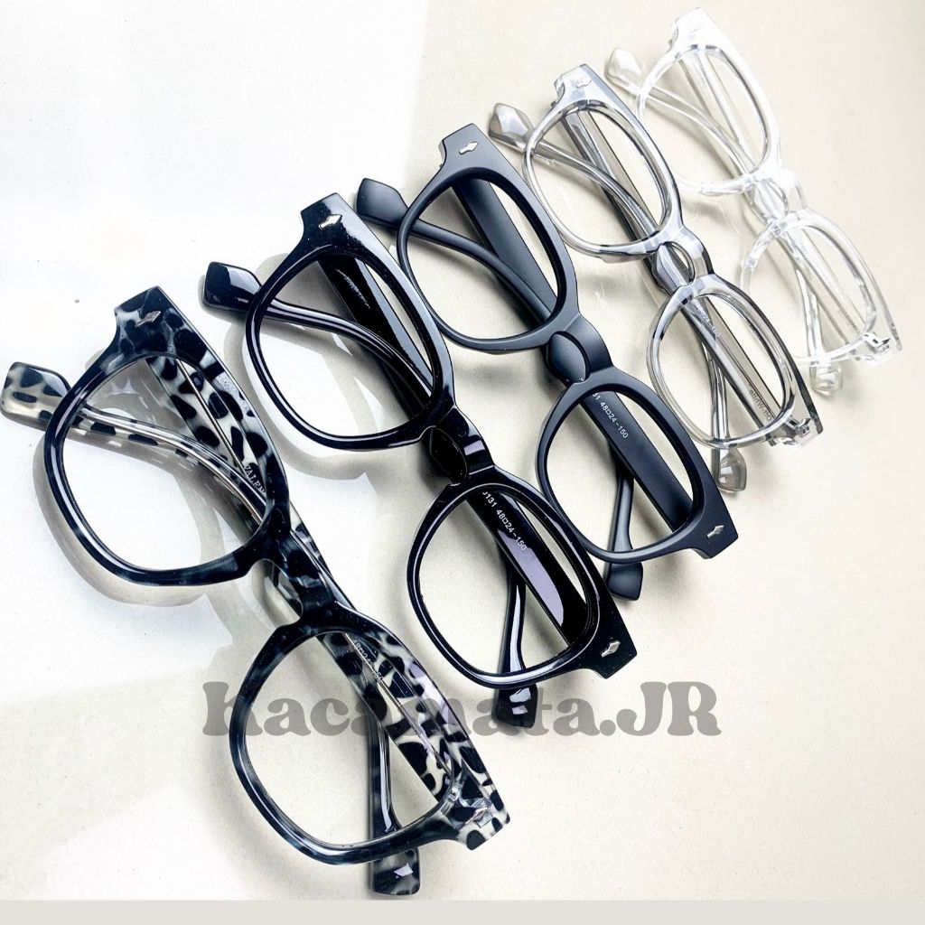 Frame Kacamata JERA Kotak Unisex FREE BOX & LAP Bisa Custom Minus dan silinder JR