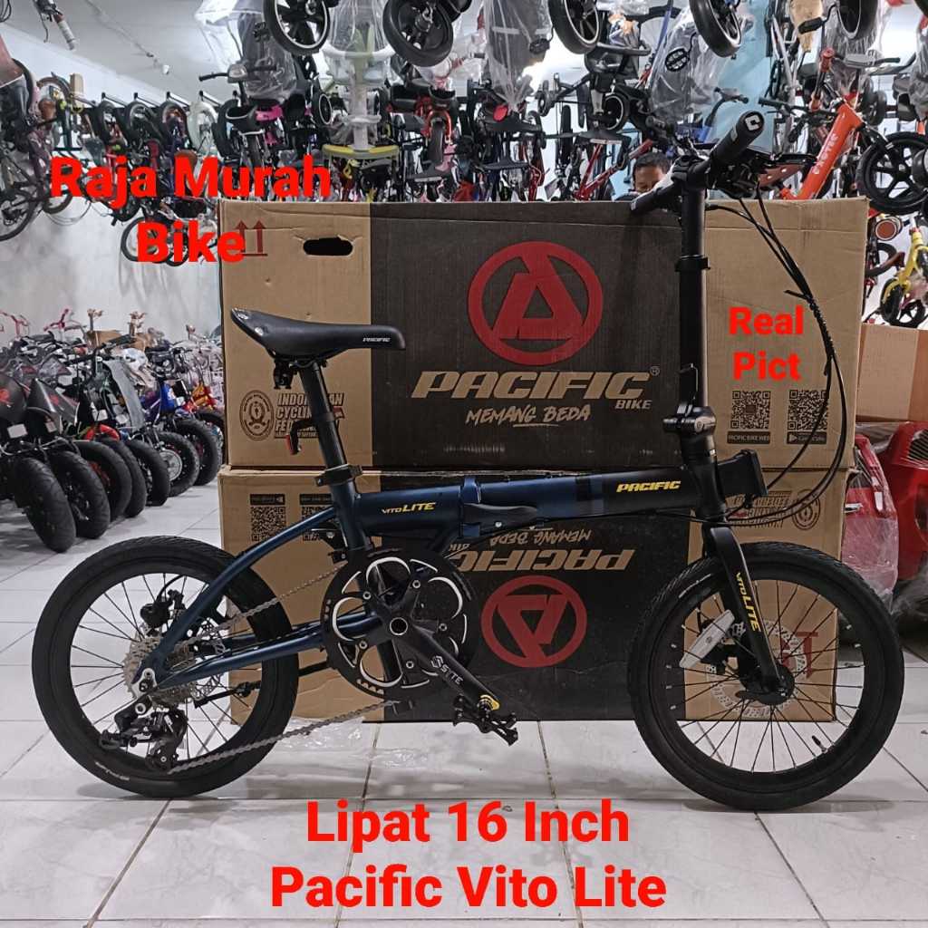 Sepeda Lipat Pacific Vito Lite 16 Inch Sepeda Lipat 16 Inch Pacific Vito Lite
