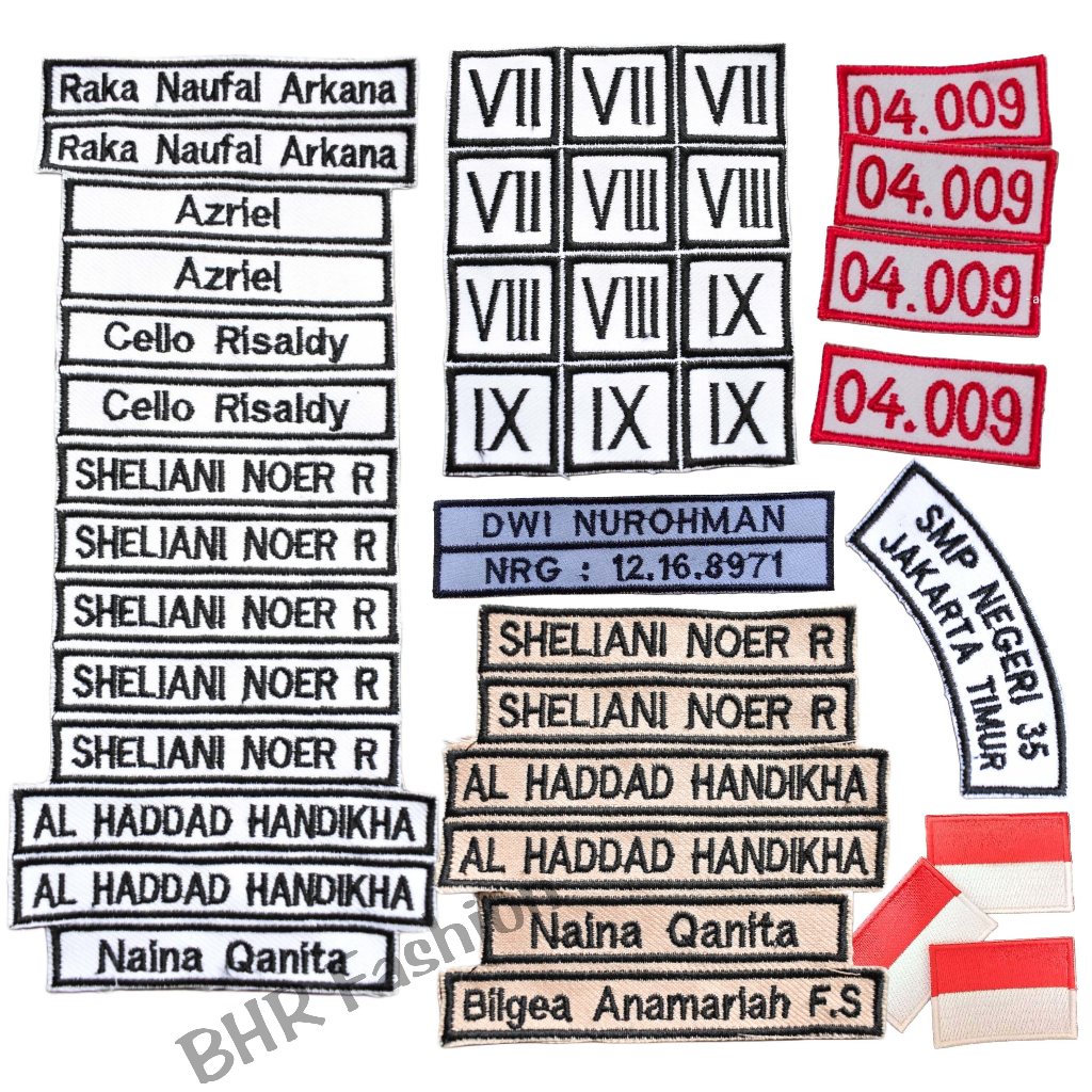 

Bet Nama // Name Tag // Nama Dada // Bet Lokasi // Papan Nama Bebas Request (Max 12 Huruf)