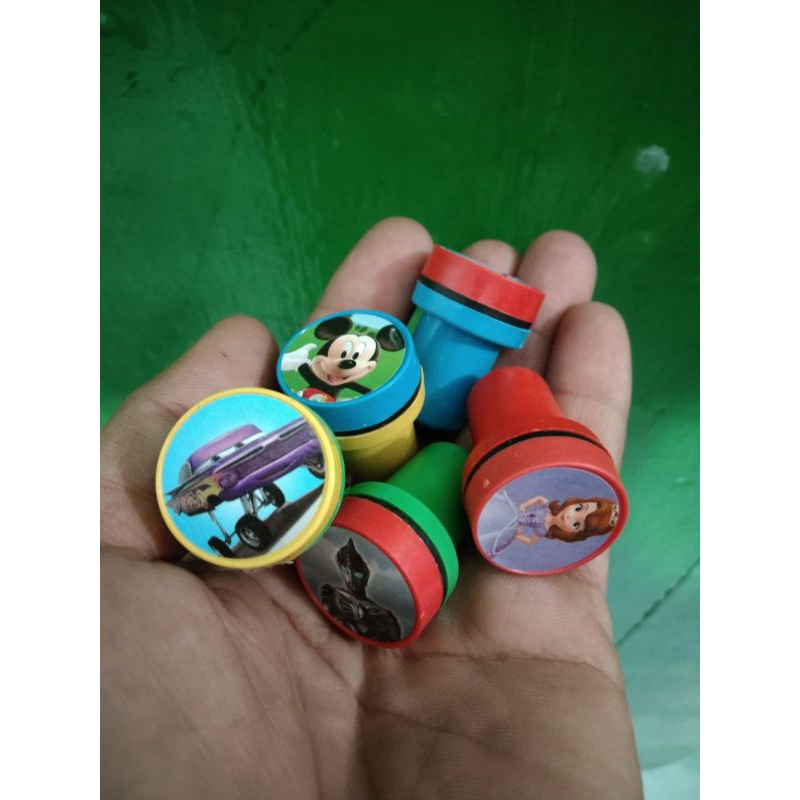 

mainan stempel bulat isi 20 pcs